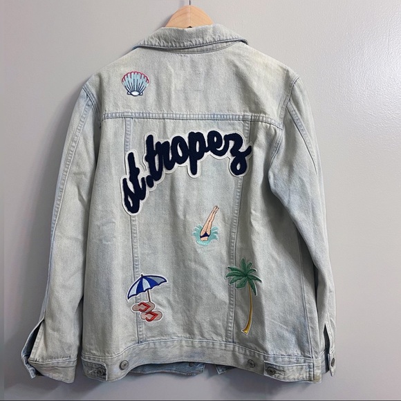 Rails Jackets & Blazers - St.Tropez Embroidered Denim Jacket